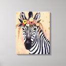 Sök efter zebra canvastryck Safari
