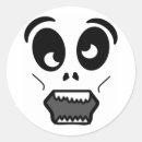 Sök efter zombies klistermärken Zombie ansikte