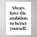 Sök efter ambition posters Inspirerande