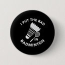 Sök efter satt knappar Badminton älskare