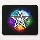 Sök efter wiccan musmattor Pentagram