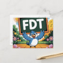 Sök efter tecken vykort Blå