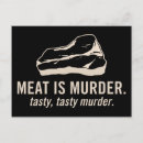 Sök efter kött vykort Humor