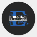 Sök efter el henne klistermärken El salvador flagga