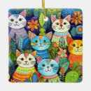 Sök efter cat christmas art julgransprydnader Söt