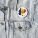 Sök efter länder knappar Flagga