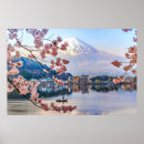 Sök efter mt fuji posters Körsbärs blommar