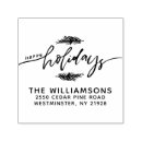 Sök efter jul returadress stämplar Namn i familjen