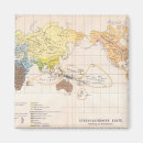 Sök efter karta av världen magneter Antikvitet