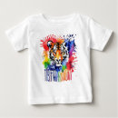Sök efter tiger bebis tshirts Konstig