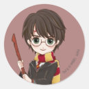 Sök efter harry potter tecknad klistermärken Magi