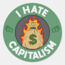 Sök efter kapitalism klistermärken Äta riken