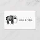 Sök efter elefant visitkort Djur