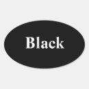 Sök efter black ovala klistermärken Svart