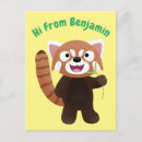 Sök efter tecknad panda vykort Söt