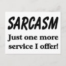 Sök efter sarcasm vykort Skämt