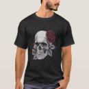 Sök efter röd skalle tshirts Ros