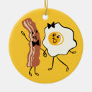 Sök efter frukost julgransprydnader Bacon och ägg