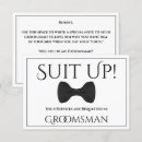 Sök efter bröllopsparti kort Groomsman