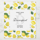 Sök efter citron gult presentpåsar för vinflaskor Citrusfrukter