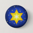 Sök efter hanukkah runda knappar Underbar stjärna