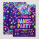 Sök efter disco party inbjudningar Neon