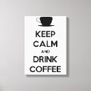 Sök efter lugna behålla canvastryck Kaffe