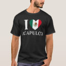 Sök efter acapulco tshirts Flagga