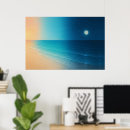 Sök efter hav horisont posters Solnedgång