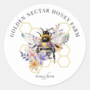 Sök efter honeybee Vattenfärg