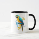 Sök efter macaw muggar Blått