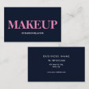 Sök efter salon standard visitkort Makeup artist