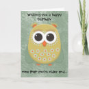 Sök efter klok uggla kort Konstig