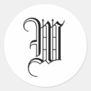 Sök efter monogram w klistermärken Inledande
