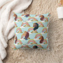 Sök efter afro kuddar Afro unicorn mönster