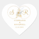 Sök efter initial heart klistermärken Elegant
