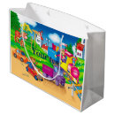 Sök efter tåg presentpåsar Pojke