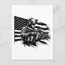 Sök efter soldat vykort Amerikansk flagga