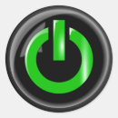 Sök efter strömbrytare klistermärken Strömknapp