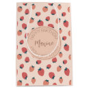 Sök efter jordgubbe presentpåsar Påse med jordgubbspressning