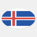 Sök efter island klistermärken Flagga