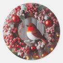 Sök efter julhälsning klistermärken Röd