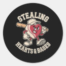 Sök efter baseball heart klistermärken Skjorta
