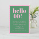 Sök efter inbjudningar 40år Fet typografi