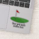 Sök efter golfspelare klistermärken Golfer