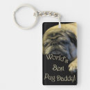 Sök efter mops hund nyckelringar Hundar