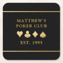 Sök efter poker underlägg Svart