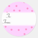 Sök efter rosa polkadot klistermärken Runda