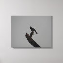 Sök efter silhouette canvastryck Fågel