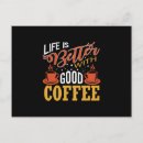 Sök efter koffein vykort Citat